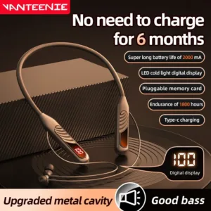 BT8 Wireless Bluetooth Earphones Headphones Outdoor Sports Headset 5.3