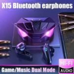 NEW X15 TWS Earphones Bluetooth Wireless Gamer Headphones 65ms