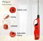 Plastic Adjustable Flame Kitchen Gas Lighter, - Image 5