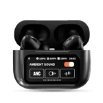 A9 pro Touch Screen Display ANC Wireless Earbuds - Image 2